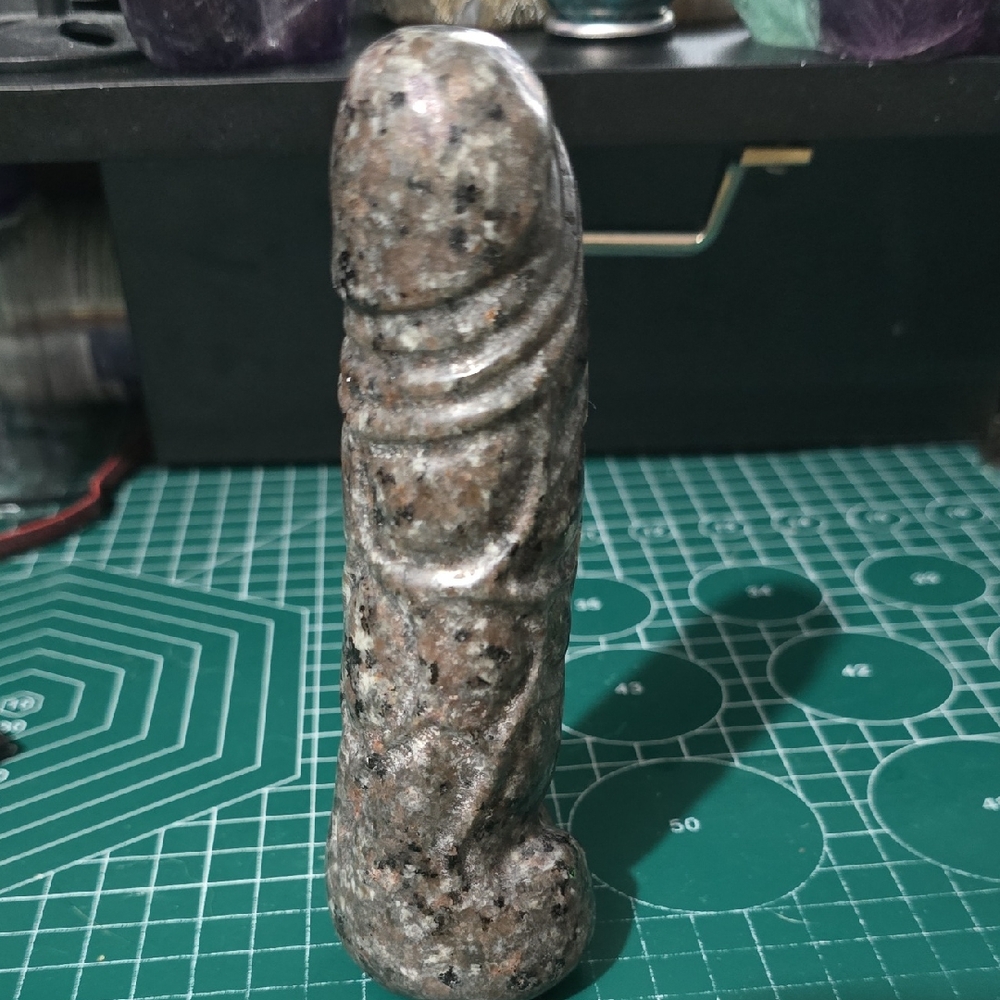 Yooperlite Male Fertility statue, phallus, ding ding, dong, penis carving